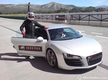 El Audi R8 de Iron Man a toda pastilla por Málaga