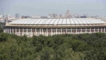 Imagen exterior del estadio ol&iacute;mpico Luzhniki