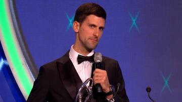 Djokovic y su emotivo discurso que promueve la perseverancia