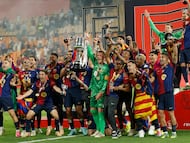 A rollercoaster of a final in front of a packed house at the Estadio de La Cartuja saw Barcelona come from behind to win their 32nd Copa del Rey final.