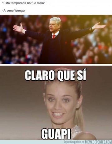 Los memes más divertidos de la carrera de Wenger