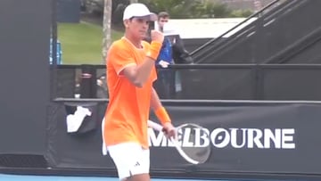 Rafa Jódar, en Melbourne.