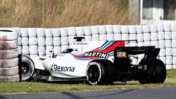 El Williams de Stroll, accidentado.