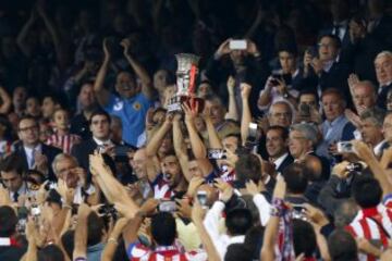 La celebración del Atlético en imágenes