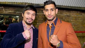 Manny Pacquiao y Amir Khan.