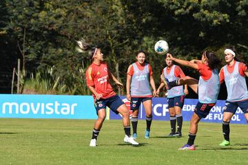 Las jugadoras de la Selección Colombia femenina completaron su tercer día de entrenamientos de cara a los dos partidos amistosos frente a la Selección de Estados Unidos el 18 y 22 de enero de 2021.