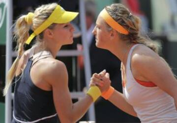 Maria Kirilenko y Victoria Azarenka.