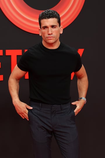 Jaime Lorente durante la fiesta que organiza Netflix para celebrar el 10º aniversario de su llegada a España.
