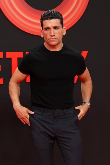 Jaime Lorente durante la fiesta que organiza Netflix para celebrar el 10º aniversario de su llegada a España.