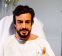 Los médicos dejan a Alonso en el hospital aunque "se recupera"
