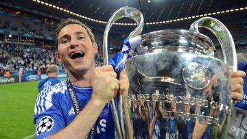 Frank Lampard con la Champions League.