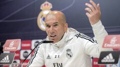 Zidane: "There will be changes but a lot of players will stay"