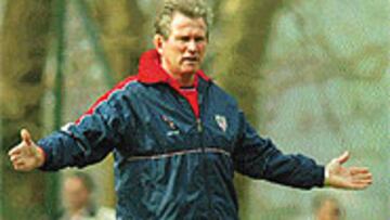 <B>ENFADADO</B>. Heynckes clamó ayer por la sanción a Del Horno.