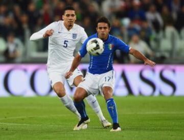 Chris Smalling y Éder.