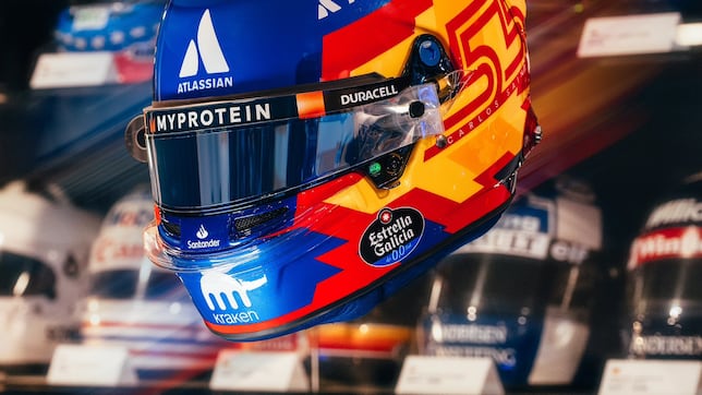 Casco nuevo para Carlos Sainz