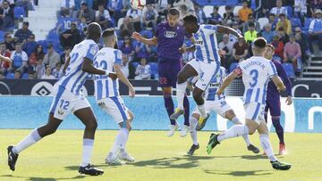 El Leganés ante el Celta, en el partido de la temporada pasada.