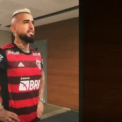 El video más esperado de Arturo Vidal en el Flamengo