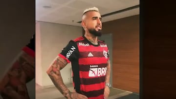 El video más esperado de Arturo Vidal en el Flamengo