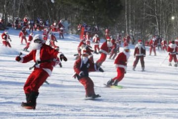 Los Papá Noel más divertidos del deporte