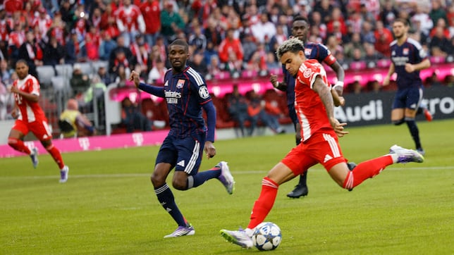 Luis Díaz, impacto inmediato en Bayern: Clave en victoria sobre Lyon