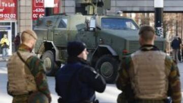 Bélgica bajo control militar por amenaza terrorista.