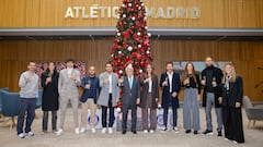 El Atlético felicita las fiestas en familia