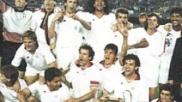 <b>SU GRAN MILÁN. </b>Con este equipo, Sacchi ganó dos Copas de Europa.