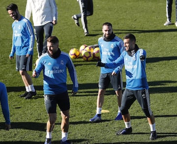 El Madrid prepara el partido contra el Villarreal