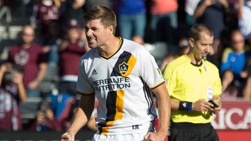 Los Angeles Galaxy midfielder Steven Gerrard