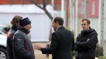 Sampaoli y Jadue estuvieron reunidos por casi tres horas en la sede de Quil&iacute;n. 