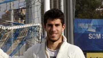 <b>CON GANAS. </b>Dídac Vilà posó ayer para AS en Sant Adrià.