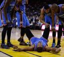 Susto de Durant y Westbrook claudica ante Stephen Curry