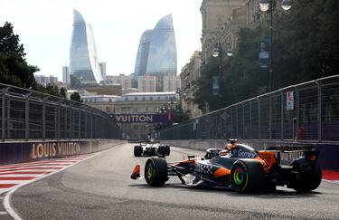 Oscar Piastri durante la clasificación.