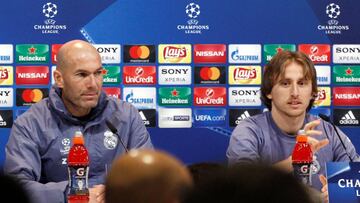 Zidane y Modric, en directo, desde el Allianz Stadium