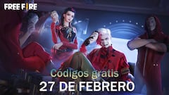 Códigos Free Fire de hoy 27 de febrero de 2022; todas las recompensas gratis