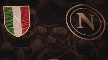 Napoli release striking special edition black skull pattern Halloween jersey