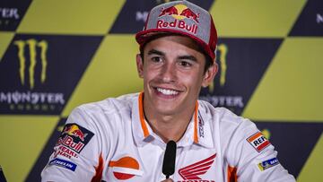 Marc Márquez en el GP de la República Checa 2018.