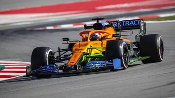 Carlos Sainz (McLaren MCL35). Test Barcelona, F1 2020.