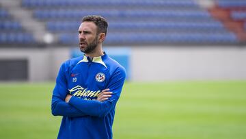 Miguel Layun during the event of laying the First Stone of the future Womens Club House and Extension of the Cancha Centenario, at Club America, on October 11, 2023.
<br><br>
Miguel Layun durante el evento de la colocacion de la Primera Piedra de la futura Casa Club Femenil y Ampliacion de la Cancha Centenario, en el Club America, el 11 de Octubre de 2023.