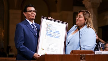 Vídeo: Así fue el discurso de Fernando Valenzuela en City Hall tras decretar el 11 de agosto como su día