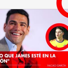 Falcao: “James le ha dado mucho al fútbol colombiano”