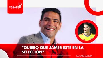 Falcao: “James le ha dado mucho al fútbol colombiano”