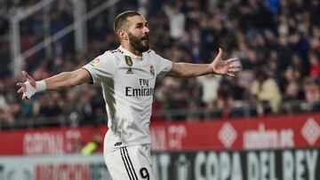 31/01/19 PARTIDO COPA DEL REY CUARTOS VUELTA
GIRONA - REAL MADRID
SEGUNDO GOL BENZEMA 0-2 ALEGRIA