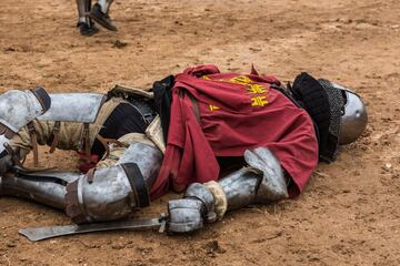 En los alrededores del Castillo de Belmonte, Cuenca, se ha disputado el IV Torneo Nacional de combate medieval, que goza cada año de más aficionados. 
 