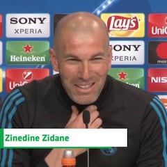 Zidane: "No nos podemos cagar en los pantalones"