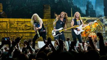 Iron Maiden durante una actuaci&oacute;n /Creative Commons/Raph_PH