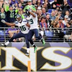 Wilson y los Seahawks apabullan a los Ravens en Baltimore