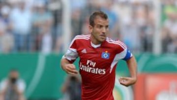 Van der Vaart, con el Hamburgo.