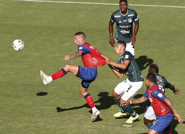 Con un doblete del argentino Luciano Pons, el cuadro antioqueño se impuso 2-0 ante el actual campeón del fútbol colombiano, que todavía no gana en el torneo.