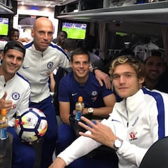 Morata presume de hat-trick